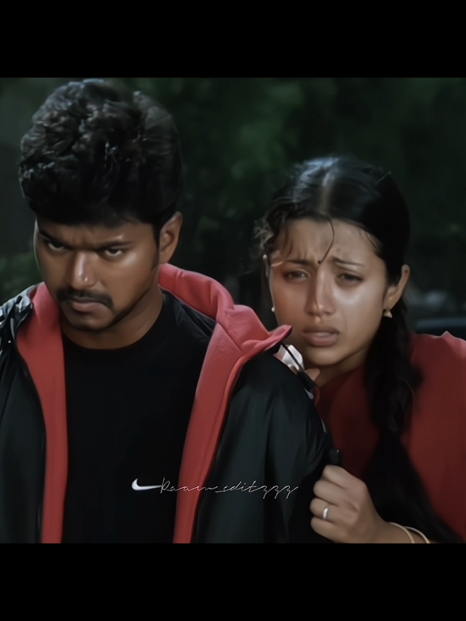 velu & dhanalakshmi!!🥹🫶🏻🤍🤎♾️#trishakrishnan #thalapathyvijay #ghilli #parano #Love #fypシ #foryou #viral #1millionaudition #trending 