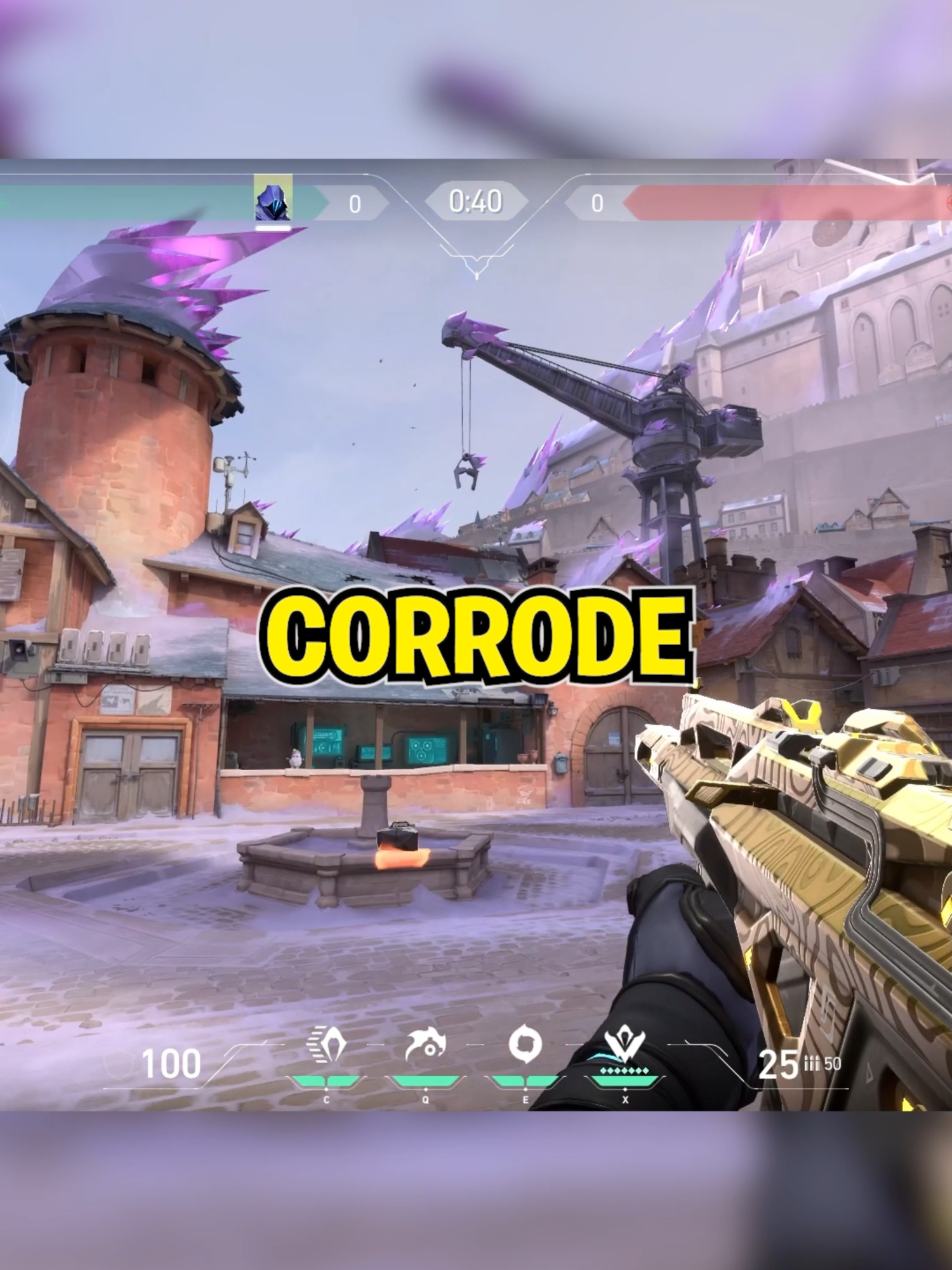 Here is a first look at VALORANT's new map called Corrode! It's 5v5 map set in a French castle town transformed into a Radianite salt mining facility. Corrode features medieval streets repurposed with industrial equipment and layered defenses perched high above vast salt flats. #Valorant #corrode