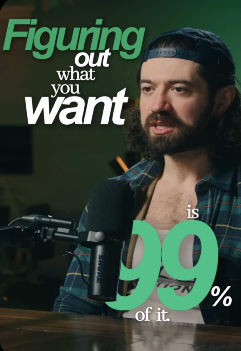 Figuring out what you want is 99% of it. @Chris Williamson @Alex Hormozi  #inspiration #motivation #mindsetmotivation #quote #edit #viralvideos