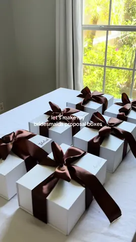Making my bridesmaids proposal boxes has to be one of the most exciting things I’ve done during this wedding planning process! Gift giving is my love language🥹🤍 #bridesmaids #bridesmaidproposal #bridesmaidsgifts #bridesmaid #maidofhonor #bridalparty #bride #2025bride #2025brides #wedding #weddingtiktok #weddingplanning #weddingvibes #weddings #marriage #fiance #foryoupage #fyp #fypシ #viralvideo 
