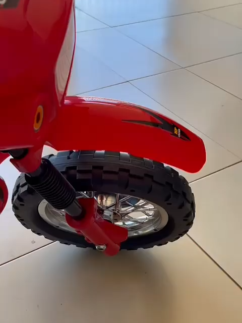 #Moto elétrica infantil para Crianças Vermelha