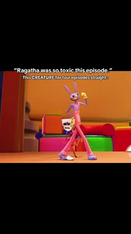 Some of yall in the TADC fandom are just misogynistic, I fear. I hope if Ragatha abstracts she takes this Cryptid with her 😭🙏 #theamazingdigitalcircus #tadc #tadcfandom #tadcjax #jaxtheamazingdigitalcircus 