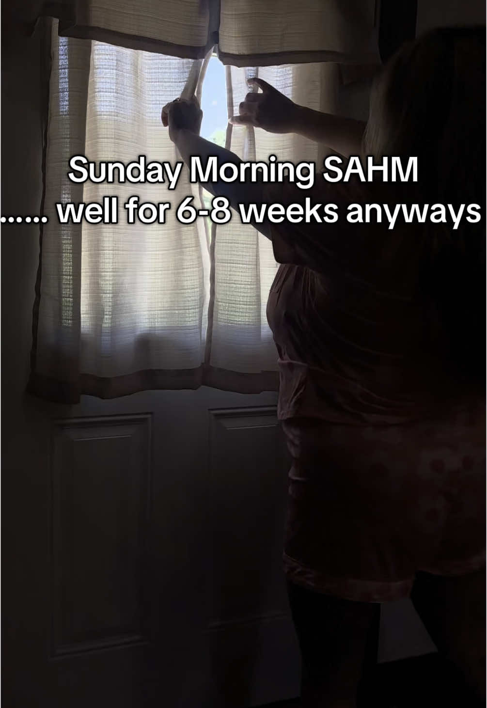 Day 1 as a SAHM.. atleast for the next 6-8 weeks!  #sahm #maternityleave #pregnant #37weekspregnant #38weekspregnant #hairstylist #mom #MomsofTikTok #contentcreator 