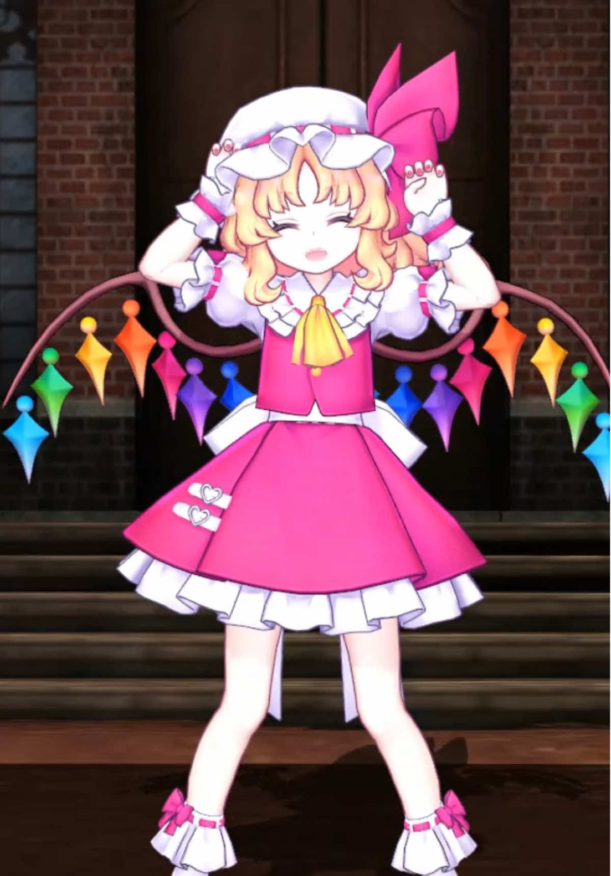 Flandre Scarlet dances to Caramelldansen! >_< I don’t care if it’s a basic answer but Flandre is my favorite Touhou character. She’s been a comfort for me for years. 🩷🙏 I love this little cutie. #mmd #mikumikudance #flandrescarlet #flandre #touhou #touhouproject #caramelldansen #2010s #nostalgia #dance
