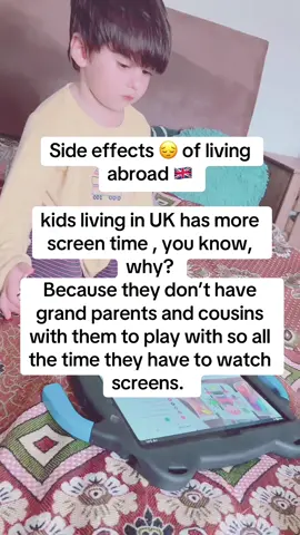 one more sad thing of living away from your family #screentime #kidswatchingtv #gadgetforkids #lifeinuk #pardesi #pardesilife #sideeffects #uk #foryou #foruyou #foryoupage #foru #viral #trending #uktiktok #ukvisa #uklife🇬🇧 