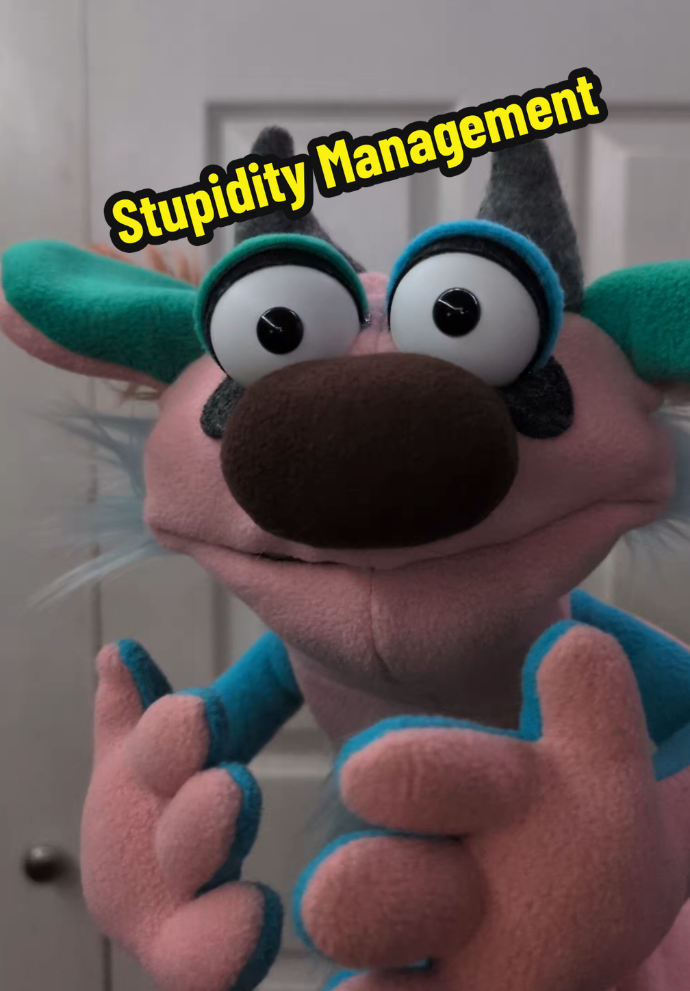 Stupidity needs management! #RifRaf #fypシ #puppetry #puppetsoftiktok #puppet #stupidity 