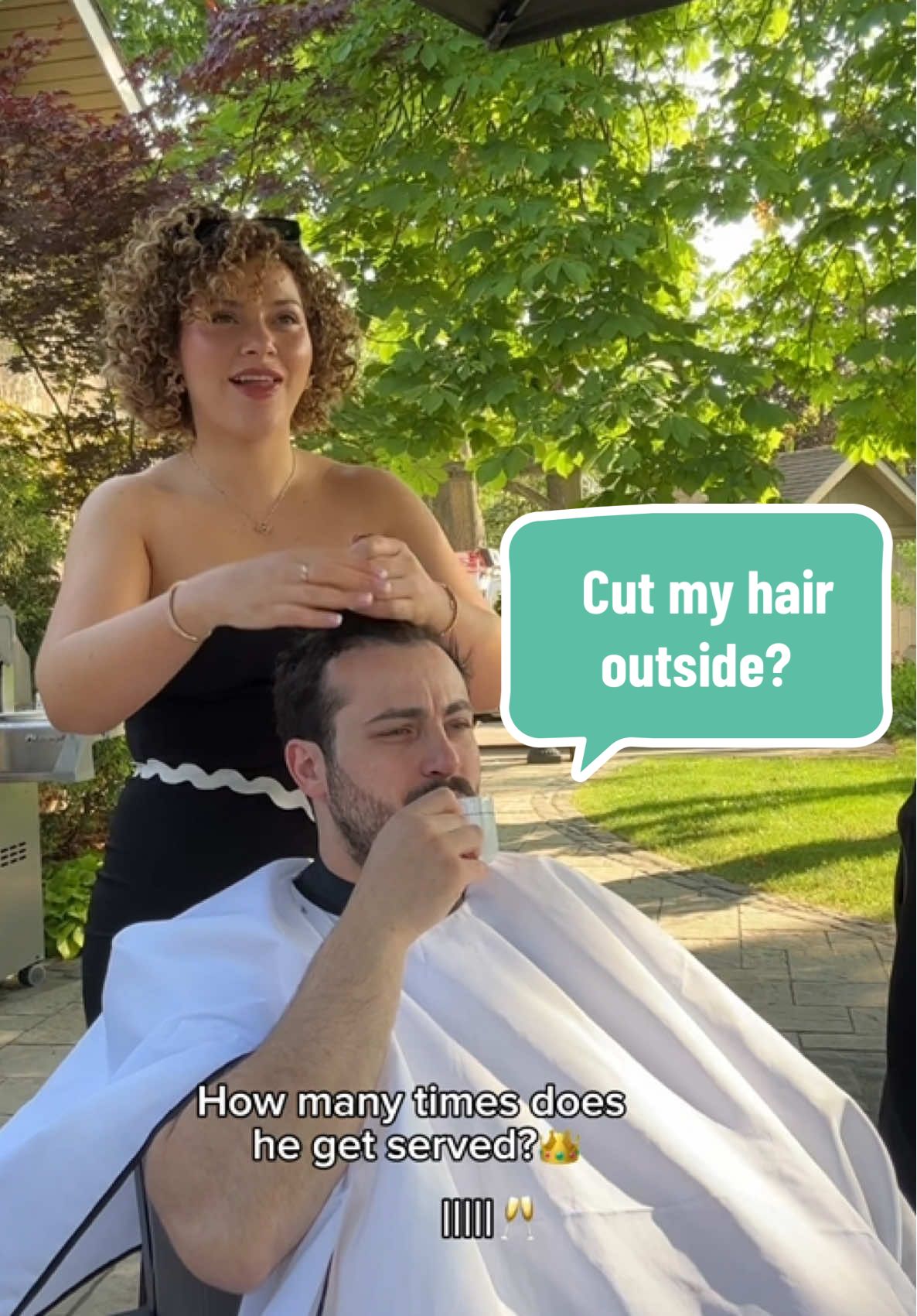 @Wilderness Ontario asked for a wedding favour… he gave me an offer  couldn’t refuse 🤌 congratulations old pal, you looked good but your wife stole the show! 