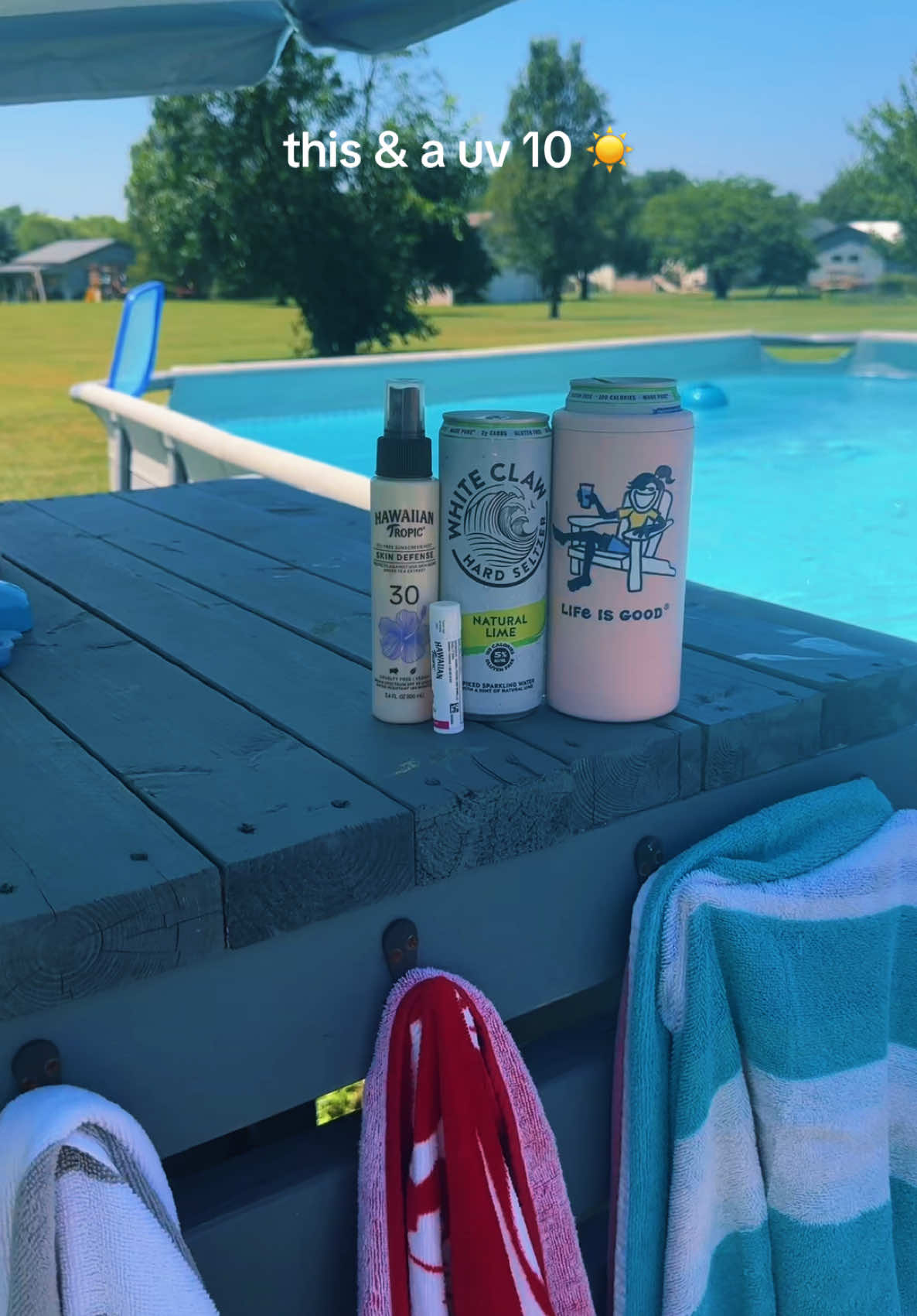 the perfect day 🩷 @Hawaiian Tropic @whiteclawhardseltzer #ohio #foryou #fyp #microinfluencer #microinfluencertiktok #Lifestyle #aesthetic #aestheticvibes #viral #trending #Summer #pool #poolparty #poolside #pooltime #whiteclaw #hawaiiantropic #sunscreen #poolday #summervibes #summertime #roadto10k #relatable #perfectday