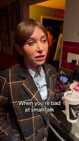taking small talk pointers from Philomena Cunk wasn’t my best idea… #philomenacunk #cunkonearth #cosplayer #introvert 