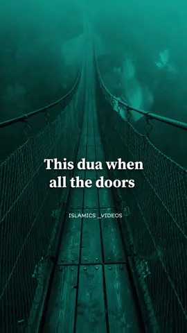 This Dua when all the doors are closed ✨🖤 #islamic_video #1million #goviralgo #foryoupage @Account for sale 