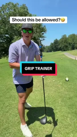 Time to level up the golf game with this grip trainer #fyp #viral #golfswing #golf 