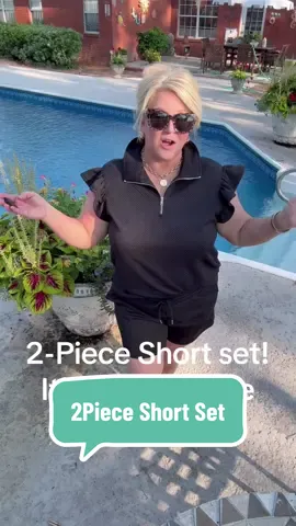 2Piece Short Set for the win! Pack and go. These come in many different colors. Don’t miss out on this great deal.  #2pieceshortsetoutfit #blackoutfit #2pieceoutfits 