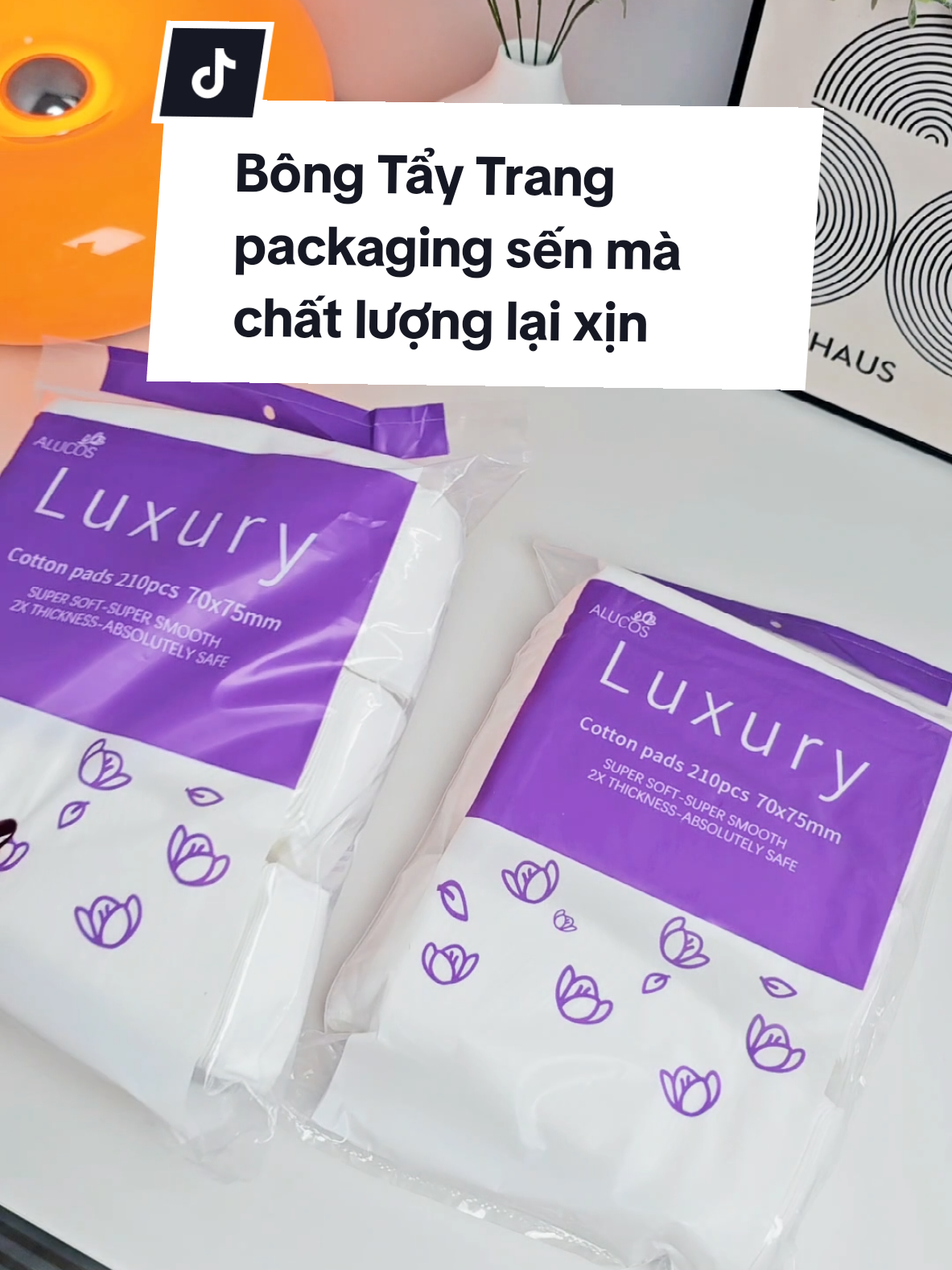 Bông tẩy trang xịn lắm  #bongtaytrangquocdan  #bongtaytrangalucos #alucos  #bongtaytrang  #reviewlamdep #banacocoreview 