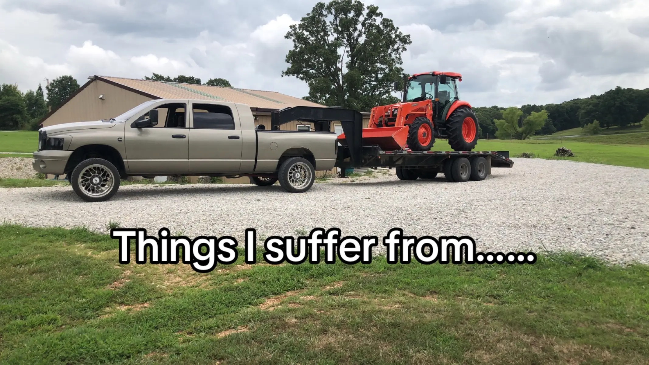 It be like that sometimes #dodge #tractors #fypシ゚viral 