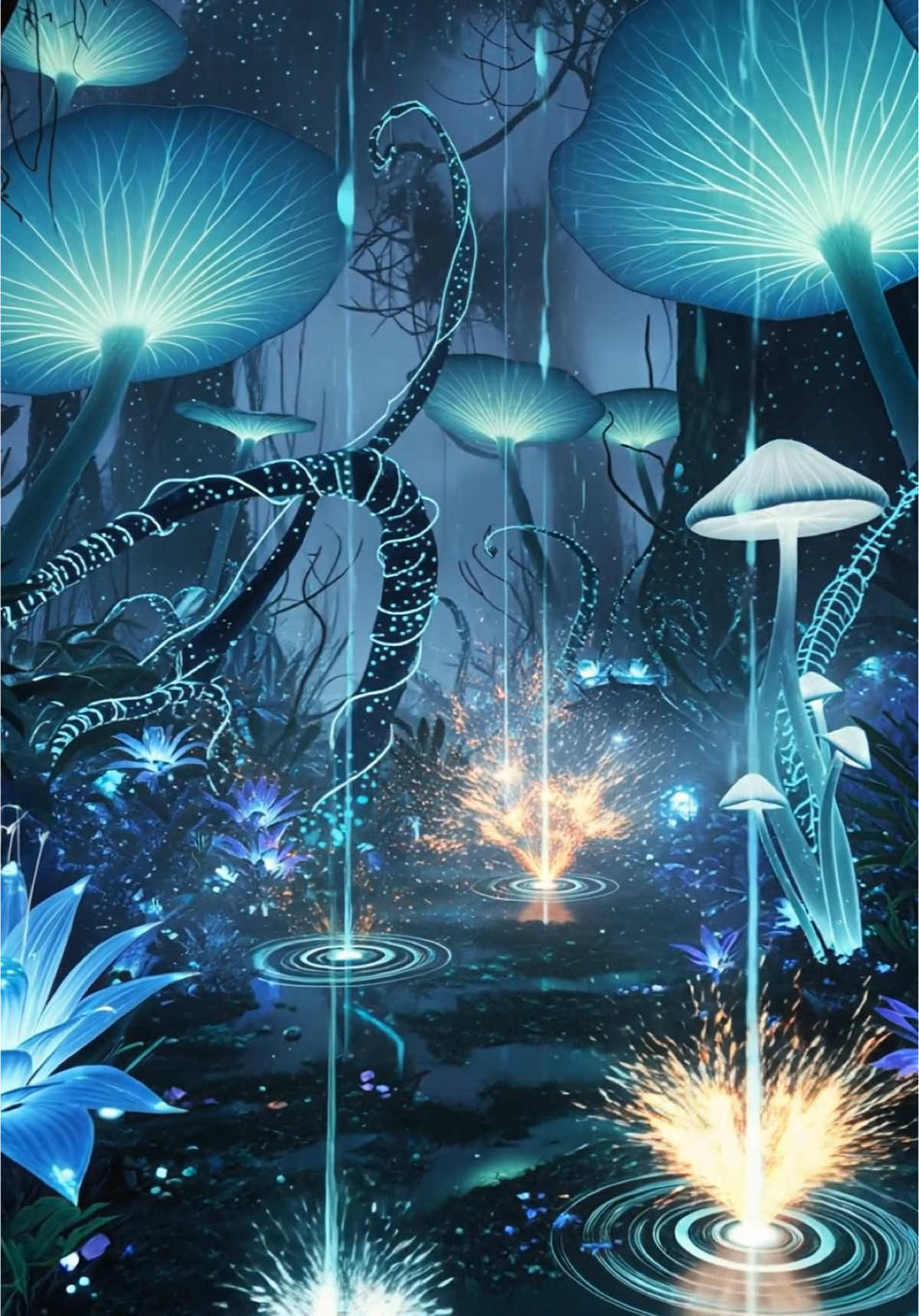 Entering an enchanted glowing forest ✨ #Enchantedforest #glow #bioluminescence #ai #forestry #aiart #bioluminescentmagic #FantasyRealm #GlowInTheDark #AIArtistry #DigitalDreamscape #MysticWaters #NatureFantasy #MagicalVibes #VisualEscape #FantasyWorlds #EtherealGlow #TikTokArt #ViralVisuals #SurrealAesthetic #ExploreWithMe #FYP #TikTokTrends #foryoupage #ai #aiart #pov #jellyfish #glowinthedark #fantasy #bioluminescence  #BioluminescentDream #GalacticCave #FantasyPOV #MagicalVibes #StarryEscape #forest #AIArt #GlowingNature #SurrealAesthetic 