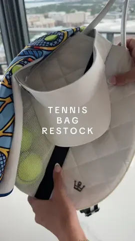 Let’s restock my tennis bag with all the essentials!! 🎾 #tennis#restock#asmr#organized#restocking#musthaves#satisfying#organization#restockasmr 