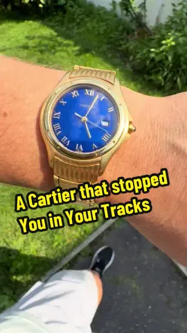 There is cool, interesting and unique. Then there is this stunning #cartier Panthere Cougar with unusual bracelet and stunning blue dial. Would you buy it? Bc you can… #facts #watch #watches #smile #shop #vintage #pov #SmallBusiness #good
