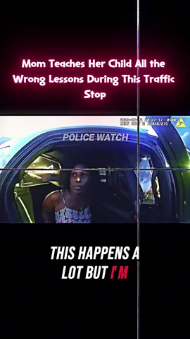 Part 2 - Mom Teaches Her Child All the Wrong Lessons During This Traffic Stop #fyp #foryoupage #trending #viral #cops #police #copsoftiktok 
