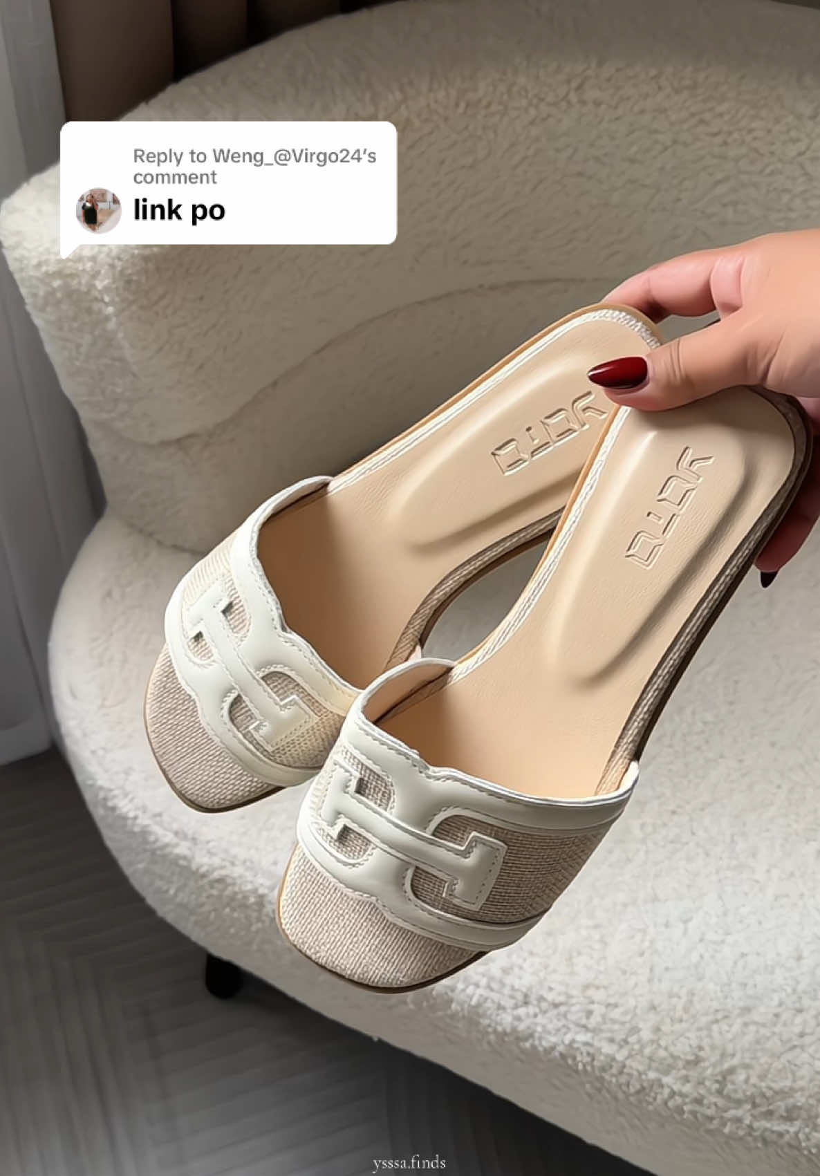 Replying to @Weng_@Virgo24 sobrang ganda!!!! 🥹 #yotoshoes #yotosandals #sandals #slippers #flats 