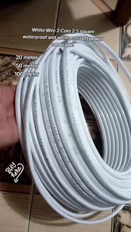 Legit ang ganda mkapal tlga ang pinaka wire nya.. #wire #whitewire #affordable #fyppp 