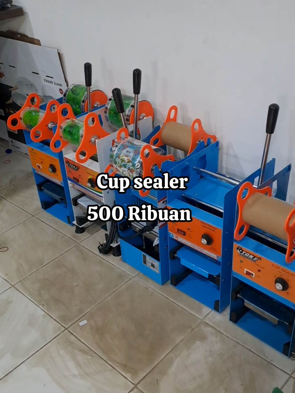 cup sealer murah #cup #cupsealer #mesincup #sealer #teh #tehsolo #boba #choffe #bismillahfyp 
