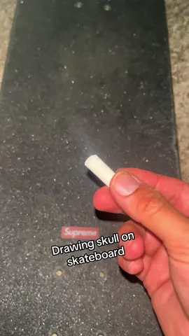 Some skateboarders have a will to put art on their board ain’t much to it. Whether you have fun riding or drawing it’s just the freedom of expression that keeps us going ##skate #skateboard #beginnerskater #actualbeginnerskater 