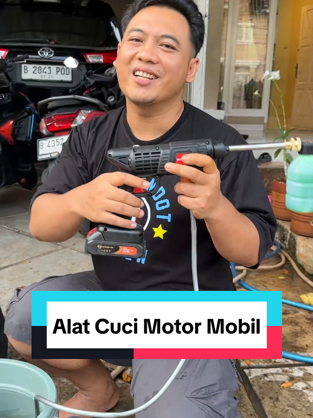 Alat Cuci Motor Mobil Serbaguna Batre 50.000 MAH #alatcucimotorviral #alatcucimotor #alatcucimobil #masbandotstore 
