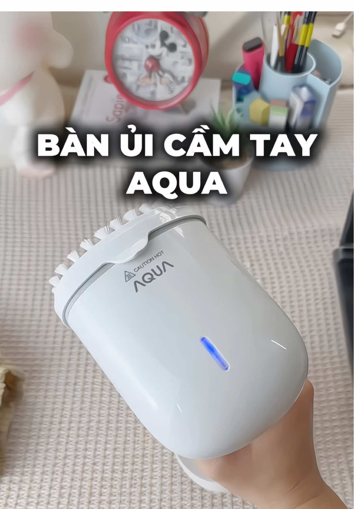 Ở nhà sao cũng được đi học là phải sạch sẽ gọn gàng ạ.  Máy cắm điện to cổng kềnh tậu em này nhàn việc hẳn các mẹ ơi #landaulamme #mevabe #banuihoinuoccamtay #banuihoinuoc #banui #chamcon 