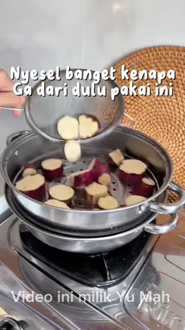 Panci kukus 2 susun #fyp #viral #fypage #foryou #pancistainless #pancikukus #pancikukus2susun 