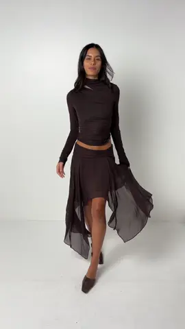 Currently living in chocolate brown 🍫 #becandbridge #brown #chocolatebrown #chocolate #OOTD