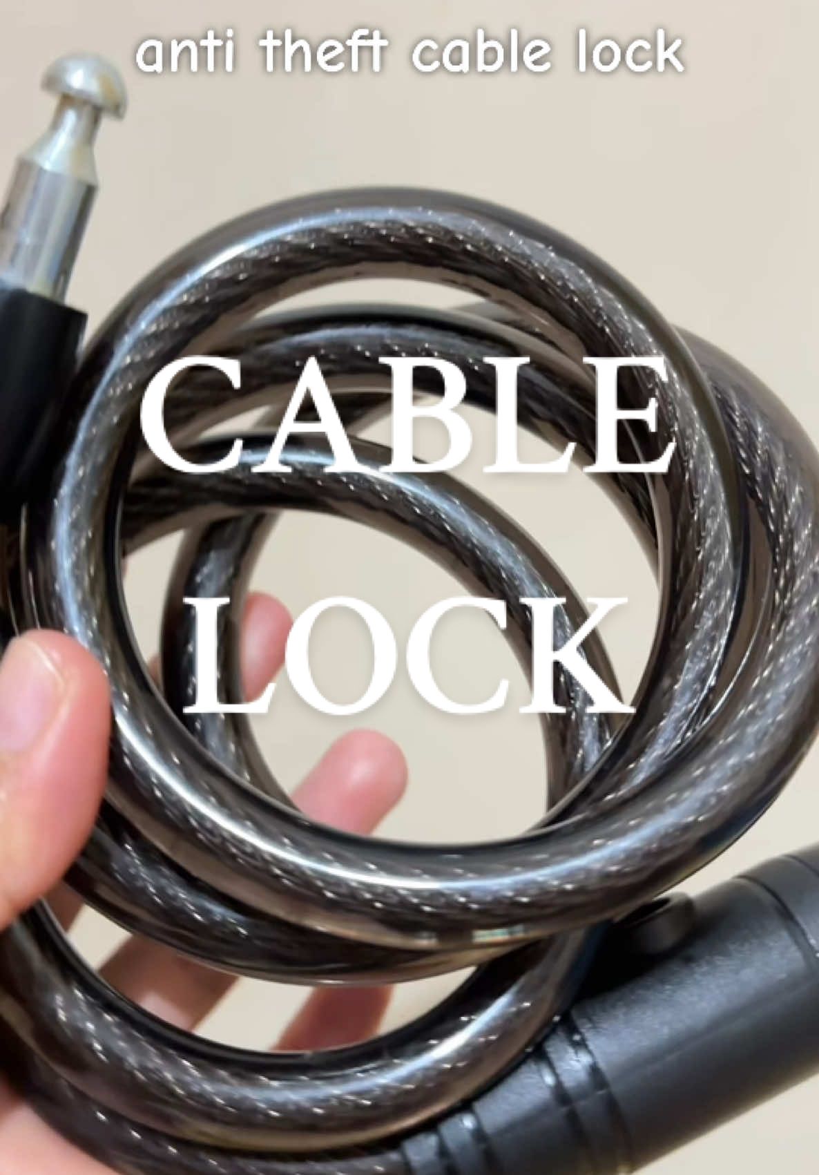 anti theft cable lock #cablelock #antitheftcablelock #bikesafetycablelock 