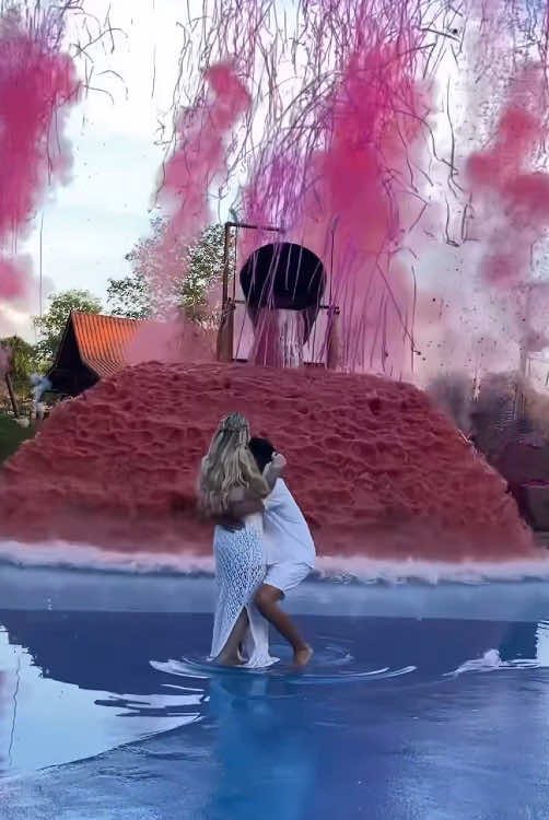 Gender reveal 🥰🥰#Tatcha #baby #boy?girl? #party #tiktok #funny 
