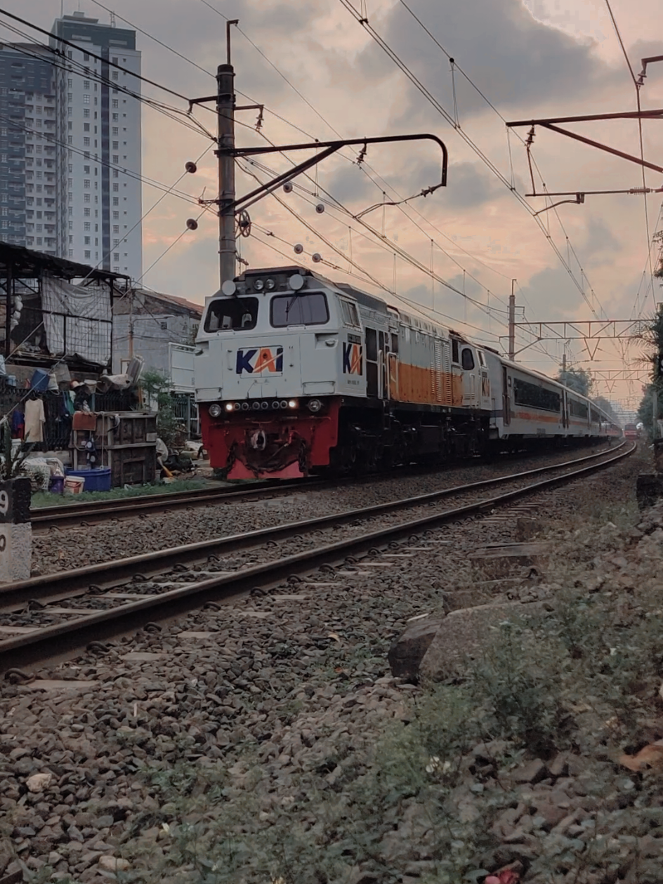 lungo ing Suroboyo numpak sepur Seko pasar Senen. #kereta #keretaapi #naikkereta #naikkeretaapi #keretaapiindonesia #keretaapikita #train #railway #jakarta #surabya #bandung #railroad #palangpintu #perlintasan #railfans #railfansindonesia #tembanglawas #laguviral 