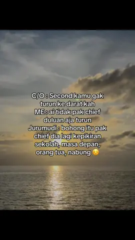 Isi kepala saat ini #pelaut #fpyシ #pelautmuda #sunset 