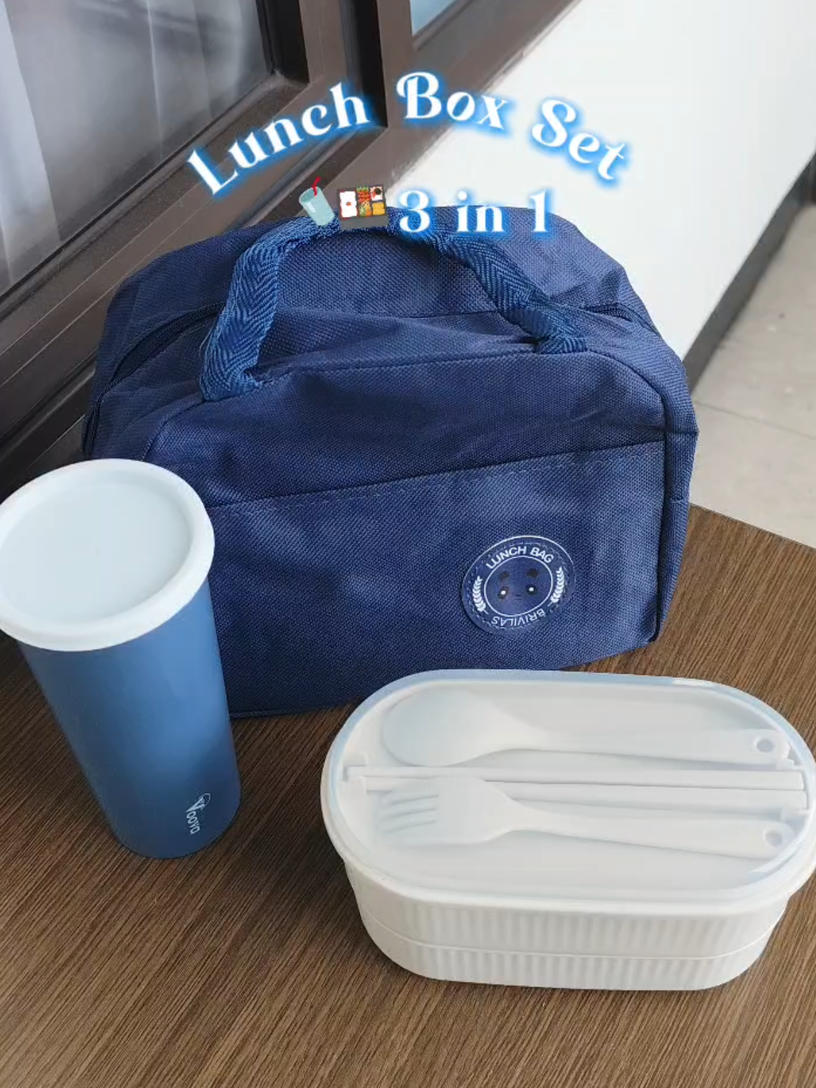 Lunch Box Set 3 in 1✨🍱, harga terjangkau kualitas bagus box nya uda tahan panas tahan dingin 🫶🏻#lunchbox #kotakmakan #3in1  #lunchboxset #voovalunchbox  #praktis #rekomendasi #kotakbekel #bekalsimple #Guncang66SpesialGajian  #AffiliateLinkTiktok 