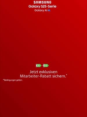 Jetzt Rabatte auf die Galaxy S25 Serie sichern! 