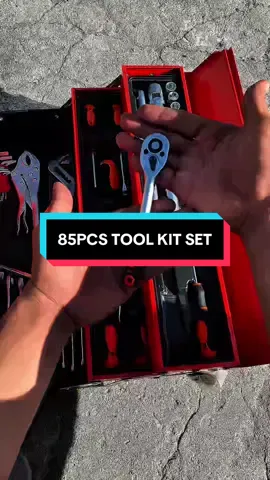 Alam kong kailangan moto kaya bilhin mona nasa Yellow basket #85pcsmetalboxtoolboxset #toolset #toolboxset #tools 