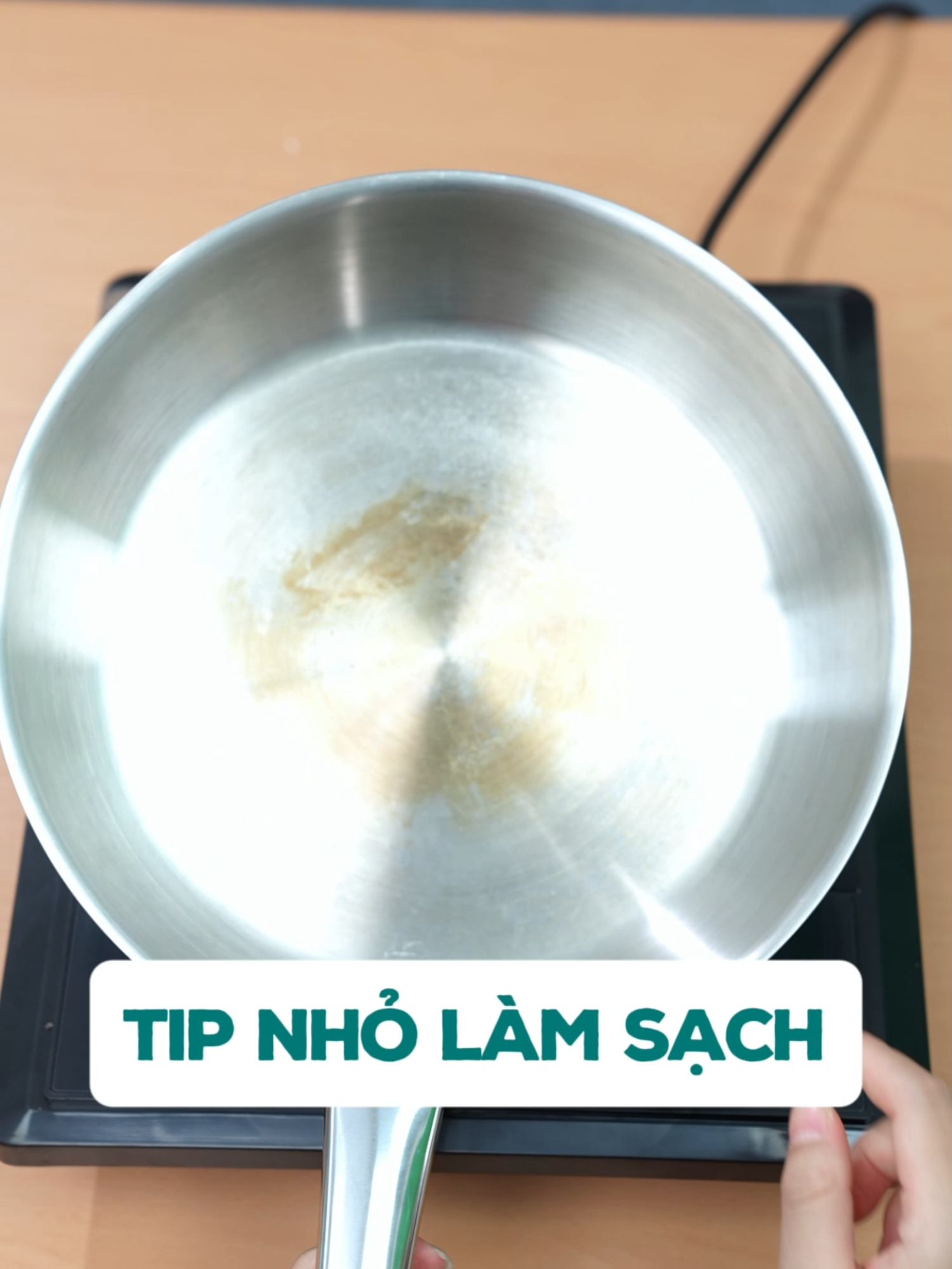 Chảo ố vàng phải làm thế nào? #homeliving #sunhouse #homelivingtiktok #danang #inox #antoan #CAITIEN #vesinhchaoinox