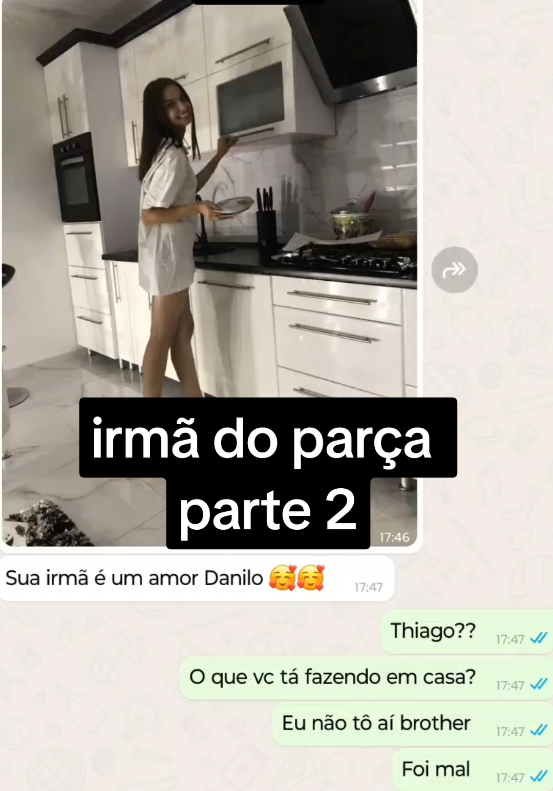 irmã do parça parte 2 #darkromance #foryoupage #conversasdewhats 