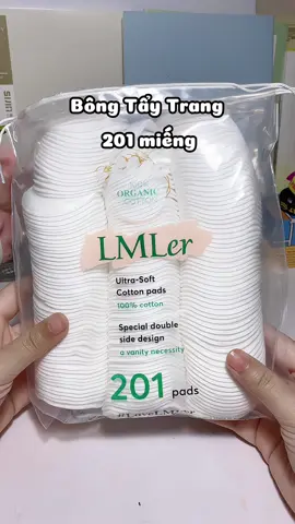 Bông Tẩy Trang Lmer 201 miếng#bongtaytrang #bongtaytrangquocdan #lmer #bongtaytrangcottonpads #skincare 