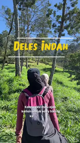 Alternatif kalo pengen cobain hiking tipis-tipis. Nanjak minimal, view maksimal banget kalau cerah🤩  #delesindah #exploreklaten #explorejateng
