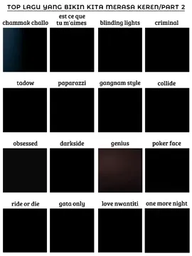 part 1 is at the end of the video #foryou #lyrics #cool #keren #music #chammakchallo #estcequetumaimes #blindinglights #criminal #tadow #paparazzi #gangamstyle #collide #obsessed #darkside #genius #pokerface #rideordie #gataonly #lovenwantiti #onemorenight #havana #babybyme #bigboy #2on #daddyshome #hard2facereality #goodforyou #oneofthegirls #wedonttalkanymore #harleysinhawaii #alibi #yad #mindgames #starboy #judas #unforgettable #animals #xyzbca #fyp #an #ipantz2nd 