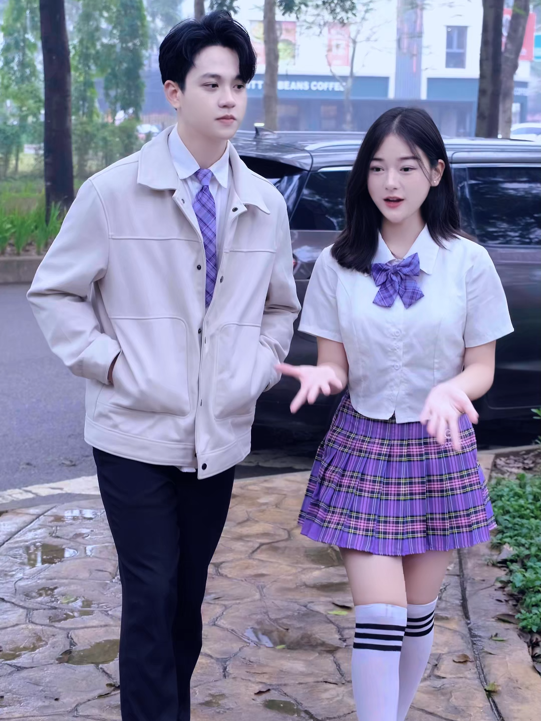 When Jealousy Explodes… Literally! 🔥❤️#linhchihihi #schoolcrush #messyclassroom #schooldrama