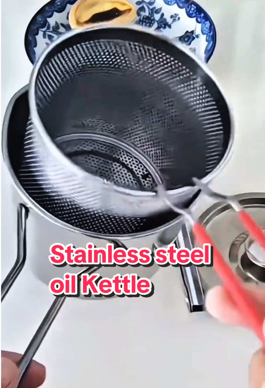 不锈钢油炸壶. Stainless steel oil Kettle.#好物分享 #goodthing #goodstuff #Kitchenware #tiktok精选联盟 #厨房好物 #厨房好物推荐 #厨房用品 #新奇特 