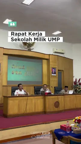 ✨Kolaborasi untuk Pendidikan Berkualitas✨ Rapat Kerja Sekolah Milik UMP mempertemukan seluruh elemen dari TK, SD, hingga SMP UMP untuk memperkuat sinergi, menyatukan visi, dan meneguhkan komitmen dalam mewujudkan pendidikan yang berkelanjutan. Bersama, kita kuatkan langkah menuju masa depan gemilang!🔥 #smpislami #smpunggul #muhammadiyah #sekolahunggulanpurwokerto #spmb2025 #smpump #freelaptop -TIM PUBLIKASI & ADMISI SMP UMP-