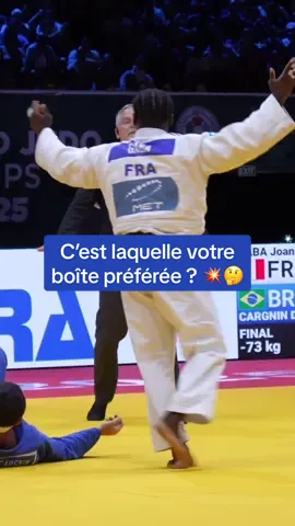 C’est laquelle votre boîte préférée ? 💥🤔 #SportsTikTok #Judo #Judoka #JudoWorlds #FierdEtreJudoka 
