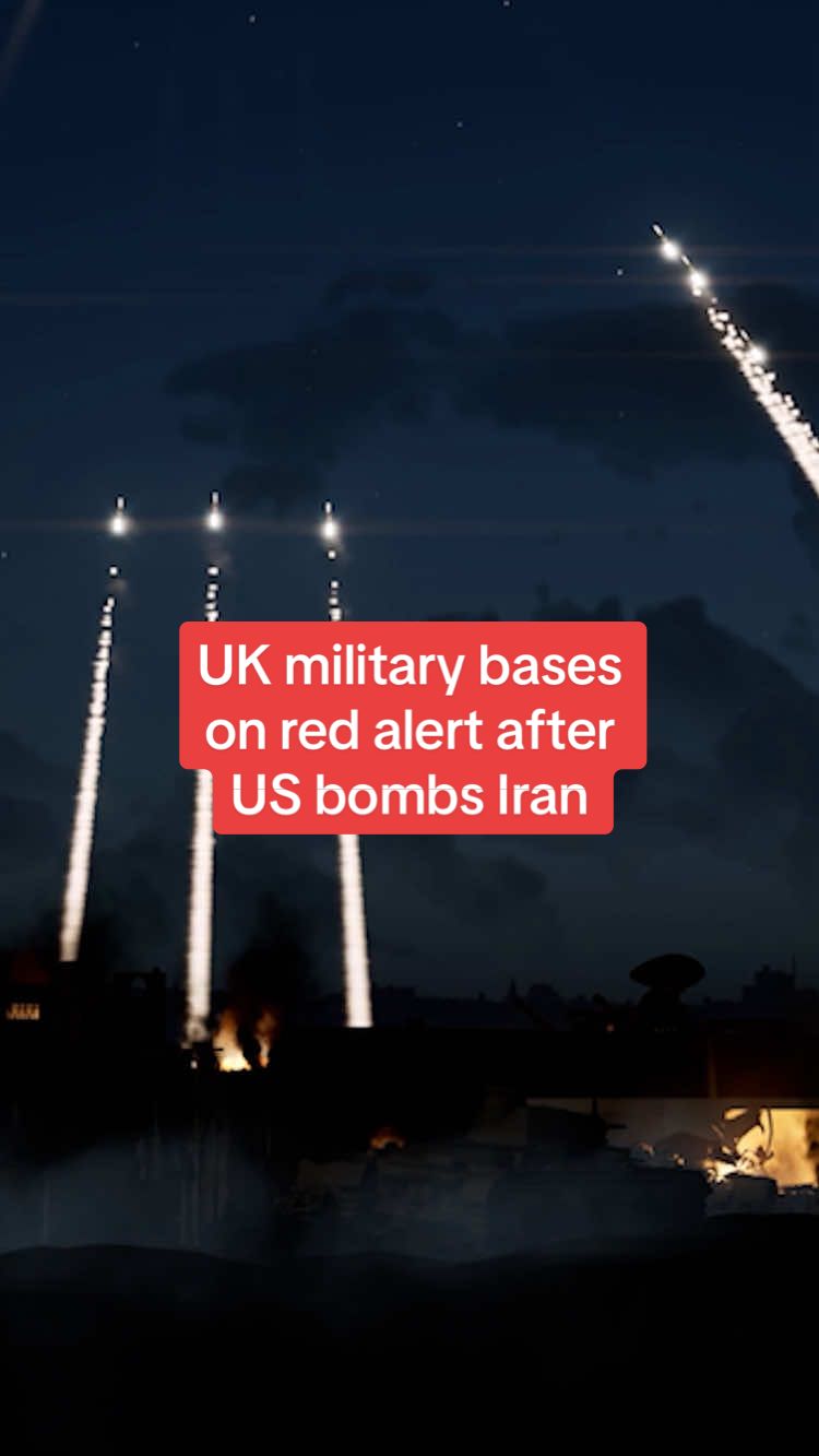 ⬆️READ MORE HERE⬆️ UK military bases on red alert after US bombs Iran