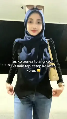 ngerti kan sekarang? udh makan banyak tapi tetep kelihatan kurus🥲 #kurus #naikinberatbadan 