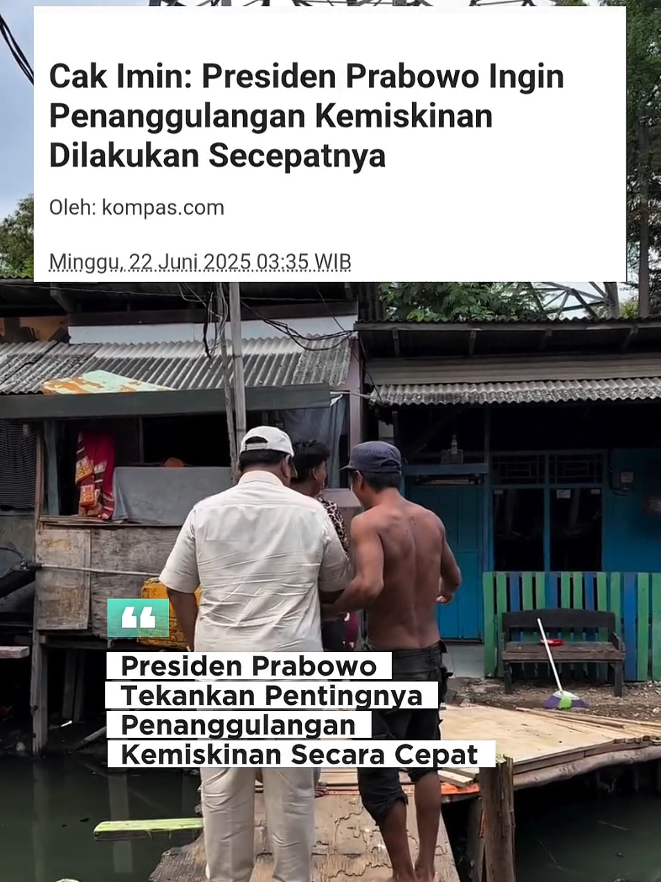 Presiden Prabowo fokus percepat penanggulangan kemiskinan demi masa depan Indonesia yang lebih baik #prabowosubianto #presiden #prabowountukindonesia #bangsa #prabowopapadunia #presidenkhatulistiwa #viralditiktok🔥 #masyarakat #pemimpin #indonesia #masyarakat 