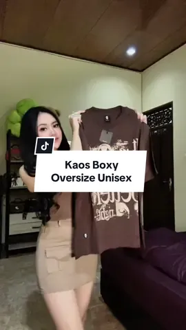 Kaos boxy oversize unisex✨ bahan nyaa adem enakeunnn gass yuk samaan🔥 #kaosboxy #kaosoversize #unisex #kaospriawanita #rekomendasioutfit #outfitideas 